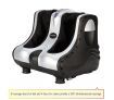 3D Shiatsu Foot Ankle Calf Massager Silver - 4 Motors