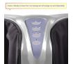 3D Shiatsu Foot Ankle Calf Massager Silver - 4 Motors