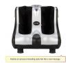 3D Shiatsu Foot Ankle Calf Massager Silver - 4 Motors
