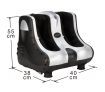 3D Shiatsu Foot Ankle Calf Massager Silver - 4 Motors