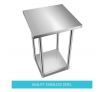Kitchen Food Prep Table Cater Work Bench Stainless Steel W/Adjustable Feet 610mmx610mm