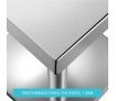 Kitchen Food Prep Table Cater Work Bench Stainless Steel W/Adjustable Feet 610mmx610mm