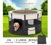 Pet Dog Playpen Puppy Cat Soft Pen Crate Kennel Enclosure Cage Portable Outdoors Indoors XL