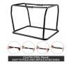 Large Dog Crate Pet Carrier Cat Travel Foldable Kennel Soft Portable Cage Beige