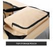 Large Dog Crate Pet Carrier Cat Travel Foldable Kennel Soft Portable Cage Beige