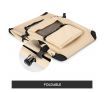 Dog Crate Pet Cat Carrier Foldable Travel Kennel Soft Portable Cage XXL Beige