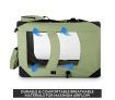 Dog Crate Carrier Pet Cat Soft Travel Kennel Foldable Portable Cage 3XL Army Green