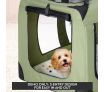 Dog Crate Carrier Pet Cat Soft Travel Kennel Foldable Portable Cage 3XL Army Green