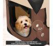 Dog Crate Soft Cat Carrier Portable Pet Travel Cage Foldable Kennel Medium Brown