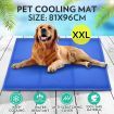 Pet Dog Self Cooling Pad Cool Gel Mat Non Toxic Bed Cushion XXL