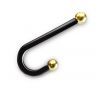 14 Hooks Tree Style Metal Coat Rack for Hats, Bags, Clothes - Black