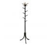 14 Hooks Tree Style Metal Coat Rack for Hats, Bags, Clothes - Black