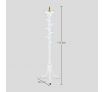 14 Hooks Tree Style Metal Coat Rack for Hats, Bags, Clothes - White