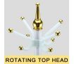 14 Hooks Tree Style Metal Coat Rack for Hats, Bags, Clothes - White