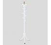 14 Hooks Tree Style Metal Coat Rack for Hats, Bags, Clothes - White