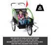 Kidbot 2 IN 1 Bicycle Trailer Pram Stroller Jogger-Green