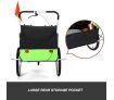 Kidbot 2 IN 1 Bicycle Trailer Pram Stroller Jogger-Green