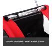 Kidbot 2 IN 1 Bicycle Trailer Pram Stroller Jogger- Red+Black