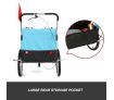 Kidbot 2 IN 1 Bicycle Trailer Pram Stroller Jogger-Blue