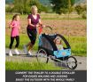Kidbot 2 IN 1 Bicycle Trailer Pram Stroller Jogger-Blue