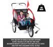 Kidbot 2 IN 1 Bicycle Trailer Pram Stroller Jogger- Black