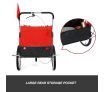 Kidbot 2 IN 1 Bicycle Trailer Pram Stroller Jogger- Black