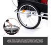 Kidbot 2 IN 1 Bicycle Trailer Pram Stroller Jogger- Black