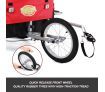 Kidbot 2 IN 1 Bicycle Trailer Pram Stroller Jogger- Black