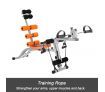 Genki 21 IN 1 Full Body Workout Home Fitness Machine ORANGE