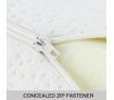 Cool Gel Wedge Pillow Memory Foam Back Support Cushion Antibacterial Luxdream
