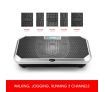 Genki Silver Whole Body Vibration Machine Platform Square Shape