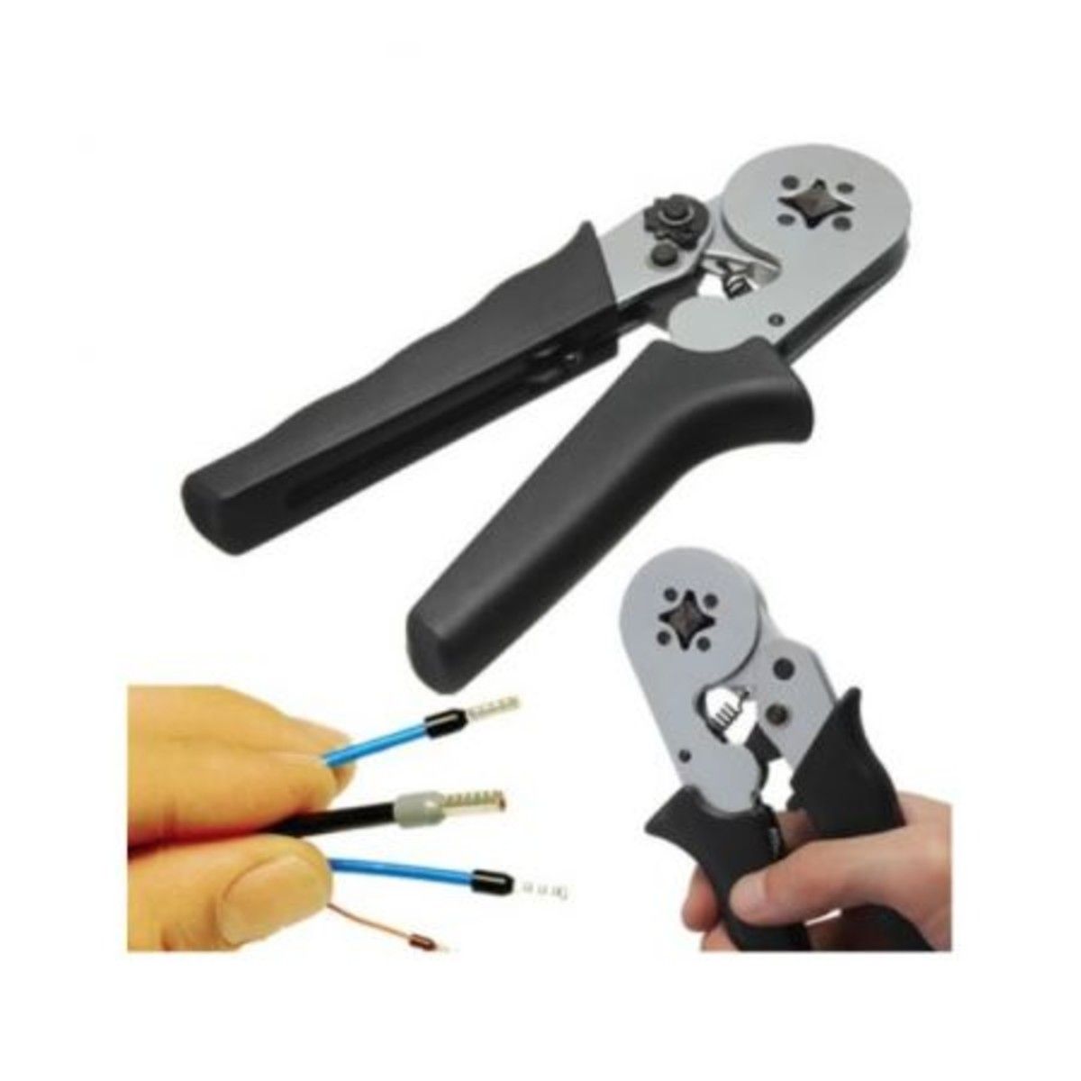 Self-Adjustable Terminal Crimping Tool Wire Cord Crimper Plier 0.08-6MM