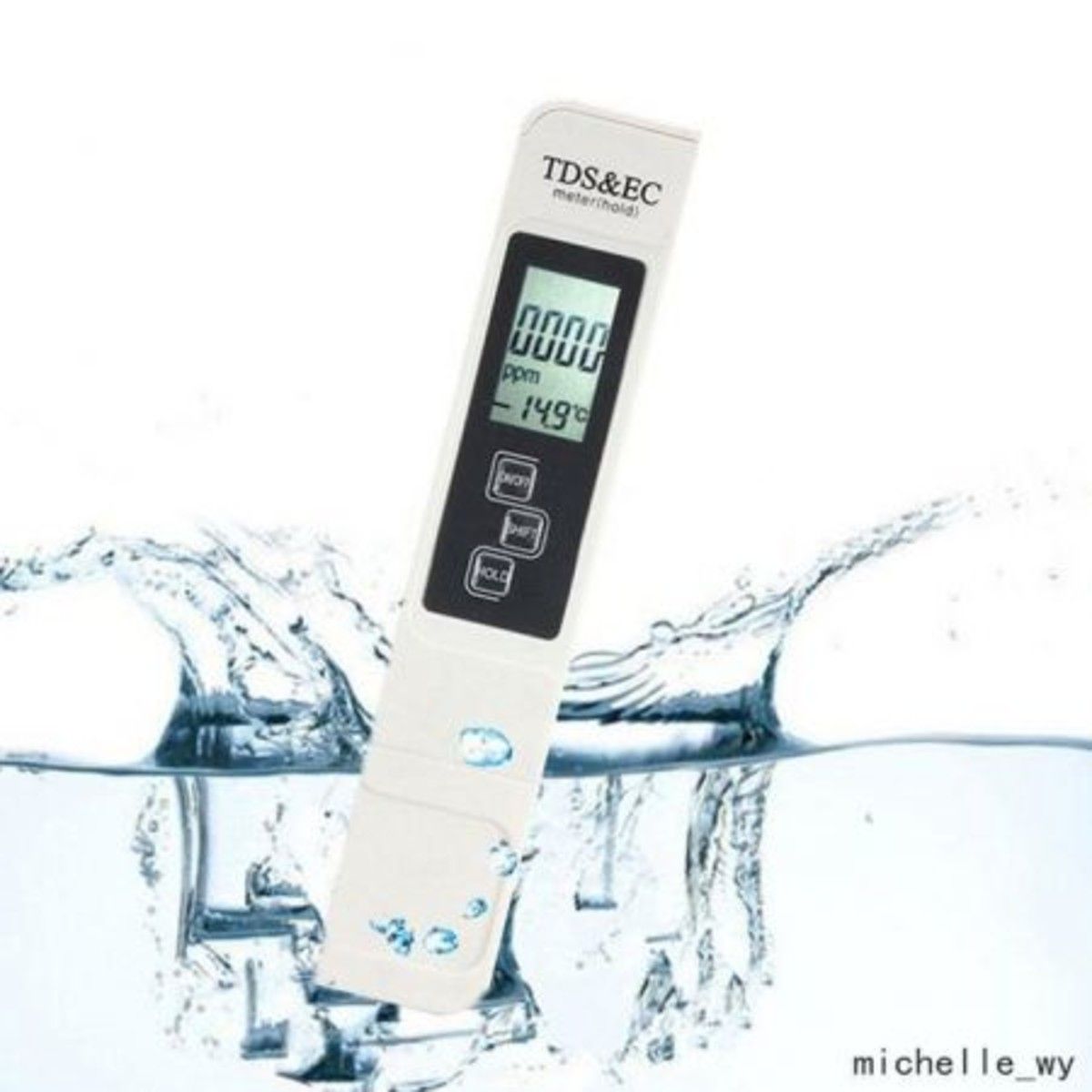 Portable 3 in 1 LCD Digital TDS EC PPM Water Meter Tester Pen