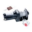 Heavy Duty Electric ATV Winch with Remote Control - 2000LBS/907KG