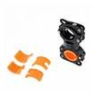 ROCKBROS Cycling Bike Rotating Light Holder LED Front Flashlight Lamp Pump Handlebar Holder