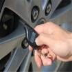 Mini Keychain LCD Digital Tire Air Pressure Gauge For Car Auto Motorcycle
