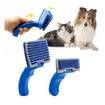 Pet Dog Cat Grooming Self Cleaning Slicker Brush Comb Shedding Tool Hair Fur