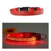 USB Charger Nylon LED Pet Cat Dog Collar Light Night