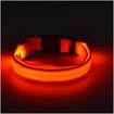 USB Rechargeable Glow LED Dog Pet Cat Flashing Light Up Nylon Collar