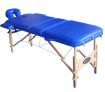 Genki Portable 3-Section Massage Table Chair Bed Foldable with Carry Bag - High Density Foam - Blue