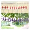 2pcs 185cm Portable Multifunctional Drying Rack Clips Cloth Hangers