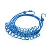2pcs 185cm Portable Multifunctional Drying Rack Clips Cloth Hangers
