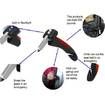 Multifunctional Car Handle 3 in 1 Car Cane Standing Support Handle With Flashlight