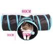 Pet Cat Tunnel 3 Way 4 Hole Rabbit Kitten Play Fun Toy Folding Tent With Ball