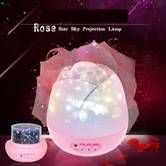 Portable Starry Sky Rose Buds USB LED Projector Night Light Christmas Gift