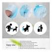 100PCS Waste Bags For Hands Free Dogs Clip