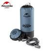 11L Camp Shower Water Bag Portable Inflatable Bath Pack Car Washing Pressure Faucet