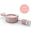 CAFELE 2 in 1 Micro Retractable 1M USB Charger Cable for iPhone / Android