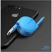 CAFELE 2 in 1 Micro Retractable 1M USB Charger Cable for iPhone / Android