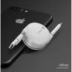 CAFELE 2 in 1 Micro Retractable 1M USB Charger Cable for iPhone / Android